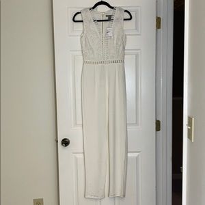 NWT!!! White Jumpsuit